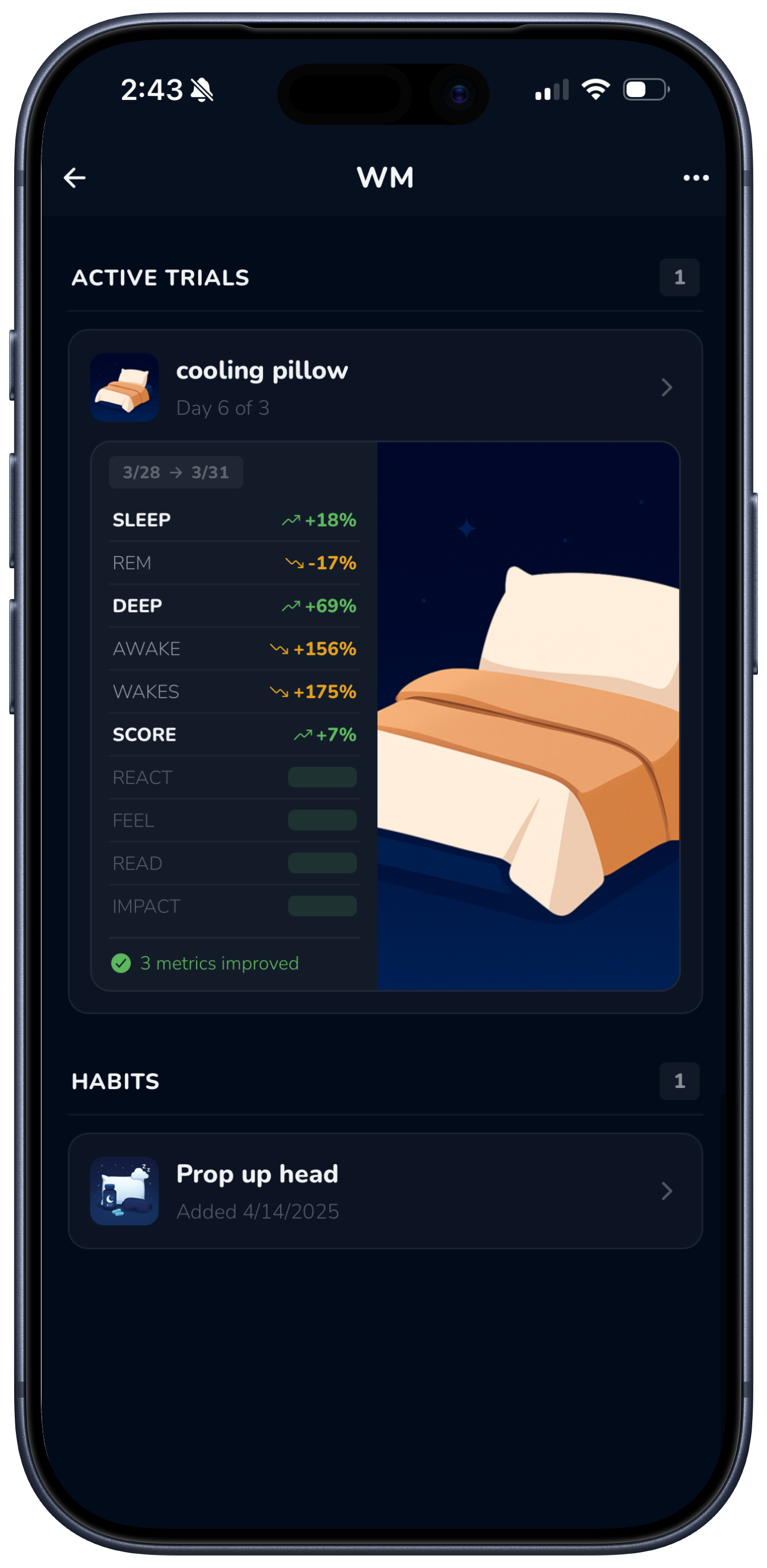 Sleep solution illustration